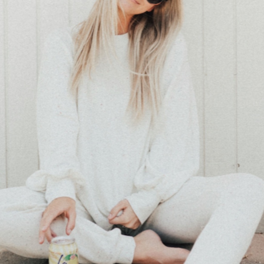 Carly Jean Los Angeles CJLA Dottie Speckled Pullover
